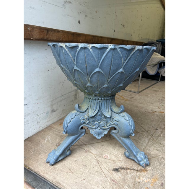 Rare Neoclassical Antique Garden Urns- A Pair For Sale - Image 12 of 17