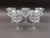 Mid-Century Modern Mid 20th Century Edinburgh Crystal Scotland Thistle Champagne Sherbet Glasses- Set of 5 For Sale - Image 3 of 10