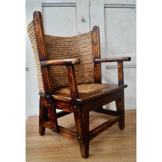Antique Victorian Scottish Orkney Childs Chair For Sale - Image 10 of 11