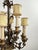 French 10-Light Chandeliers in Wrought Iron and Brass, 1980s, Set of 2 For Sale - Image 9 of 11