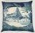 Blue Jim Thompson Blue & White Chinoiserie Style Throw Pillow For Sale - Image 8 of 8