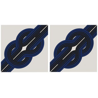 1970s Vintage "Tie the Knot" Large Prints - a Pair For Sale