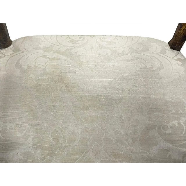 Brown 19th Century Italian Throne Armchair For Sale - Image 8 of 10