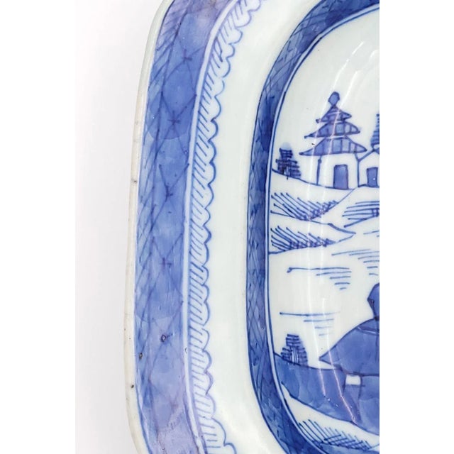 Mid 19th Century Canton Well and Tree Platter, China Circa 1860 For Sale - Image 5 of 9