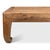 Ming Style Square Coffee Table in Tan Reclaimed Pine For Sale - Image 10 of 11