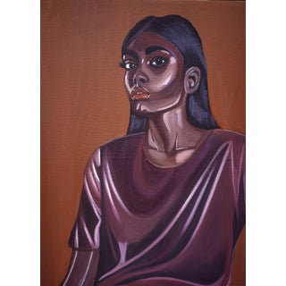 "Velvet Soul", Oil on Canvas Painting by Olayinka Salami For Sale