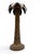 Vintage Hollywood Regency Solid Brass Palm Tree Candlesticks – A Pair For Sale - Image 4 of 8