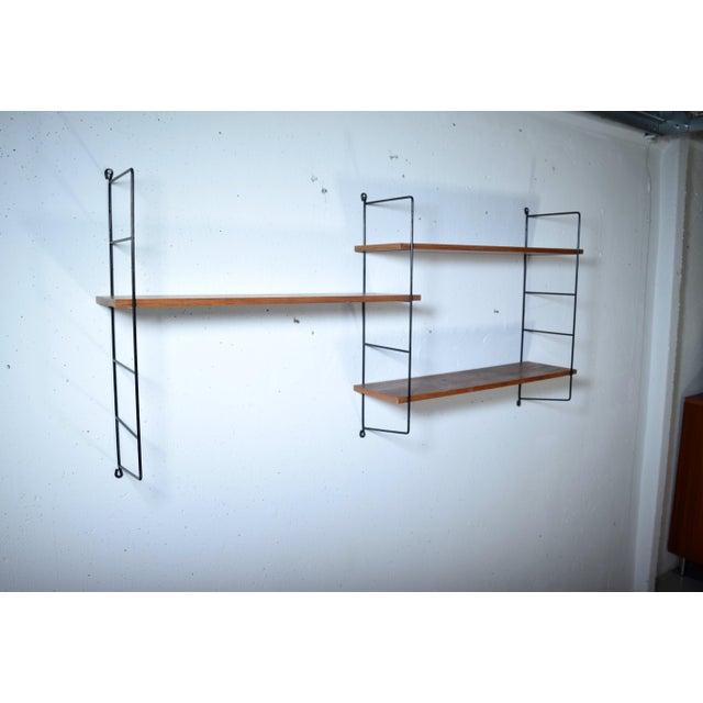 Black String Shelf by Kajsa & Nils Nisse Strinning, Sweden, 1960s For Sale - Image 8 of 8