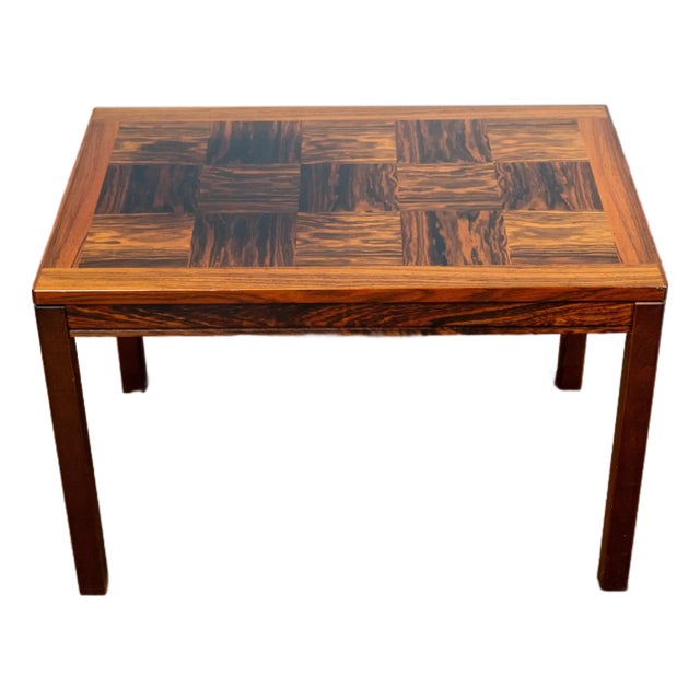 Vintage Scandinavian Heggen Rosewood Side Table For Sale