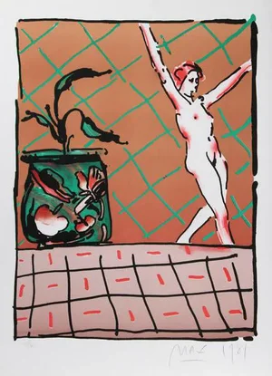1981 Peter Max "Ballet Story" Print