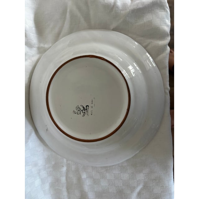 1980s Italian Hand Crafted Art Pottery Bowl For Sale - Image 10 of 10