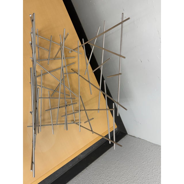 Fratelli Campana for Alessi Blow Up Stainless Steel Magazine Holder For Sale - Image 12 of 12