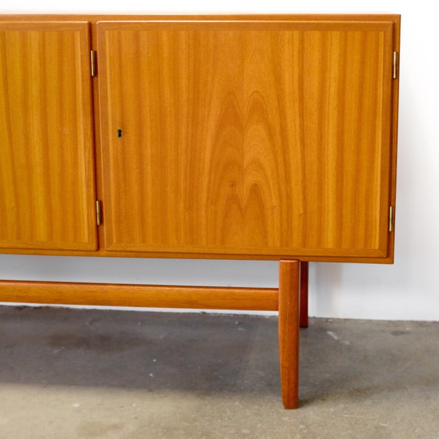 Ole Wanscher P. Jeppesen Danish Teak Sideboard Model “Rungstedlund” Designed by Ole Wanscher For Sale - Image 4 of 18