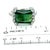Natural Tourmaline Diamond Ring 14k W Gold 4.2 TCW Certified For Sale - Image 15 of 16