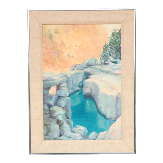 Colorado Canyon Original Framed Painting For Sale