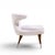 White Karpen of California Mid Century Horn Chair For Sale - Image 8 of 9