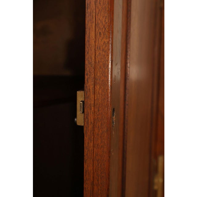 Henkel Harris Solid Mahogany Federal Style Corner Cabinet For Sale - Image 17 of 18