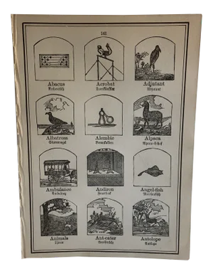 1905 Original German Illustrated Engraving Page