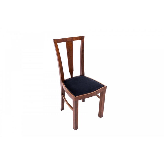 Art Deco Rectangular Table and Chairs, 1930s, Set of 5 For Sale - Image 9 of 18