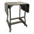 Mid 20th Century Industrial Metal Rolling Typewriter Stand Drop Leaf Table For Sale