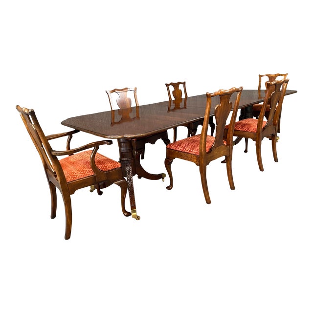 7 Piece Statton Solid Cherry Dining Set Chairish