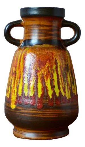 Double Handle Vase in Ceramic, 1960