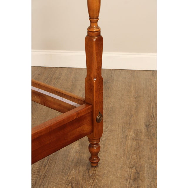 L. & J.G. Stickley Vintage Cherry Full-Size Poster Bed For Sale - Image 9 of 13
