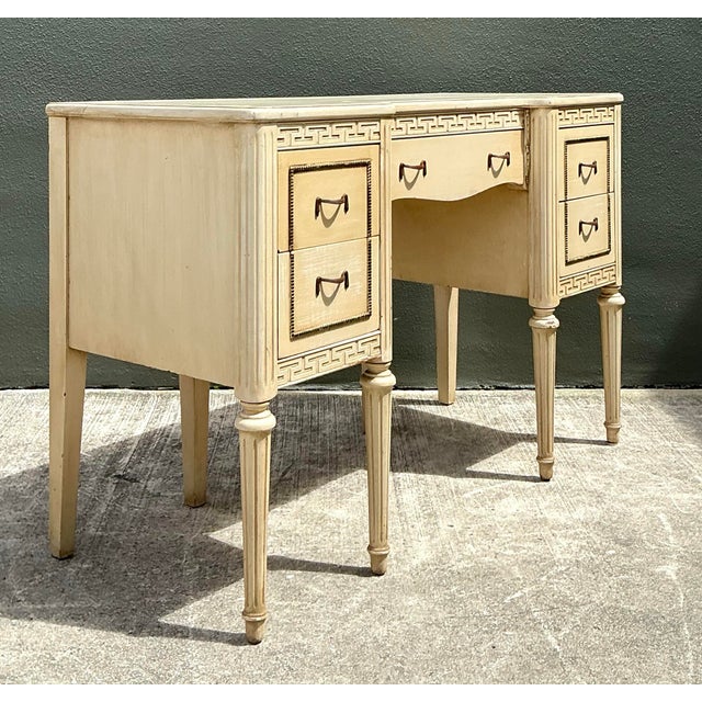 Vintage Greek Key Vanity For Sale - Image 10 of 12