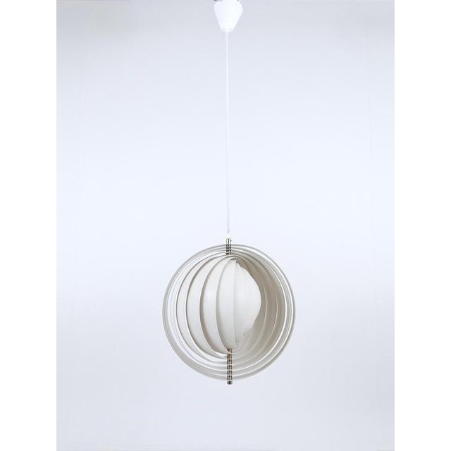Louis Poulsen White Moon Lamp by Verner Panton for Louis Poulsen, 1960s For Sale - Image 4 of 17