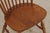 Set of 6 Hitchcock Oak Windsor Style Dining Room Chairs For Sale - Image 15 of 18