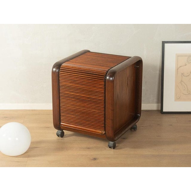 Hombre rolling cabinet, Burghard Vogtherr, Rosenthal Solid wood drawers Made in Germany. Design: Burkhard Vogtherr,...