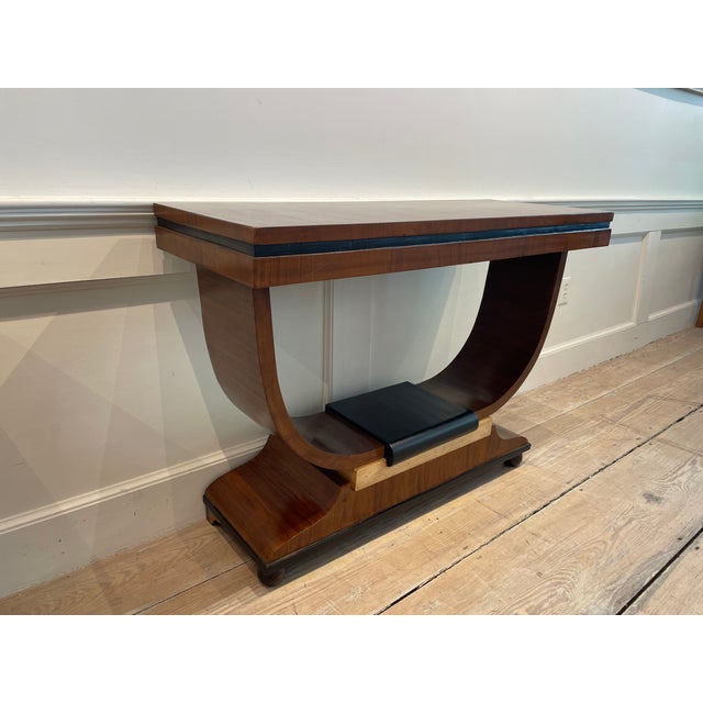 Art Deco 1930s French Art Deco Console Table For Sale - Image 3 of 7