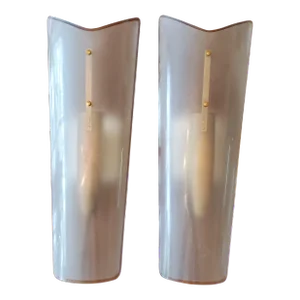 Mid-Century Modern 1940 Space Age Sconces - a Pair