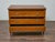 French 19th Century Louis XVI Walnut Commode with Marquetry and Brass Pulls For Sale - Image 4 of 10