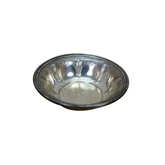 International sterling silver Persian B27-1 scalloped compote bowl / dish featuring a scalloped baroque design with...