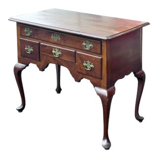 Antique 18th Century Mahogany Queen Anne Lowboy For Sale