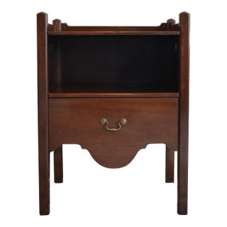 Kittinger Chippendale Commode With Gallery in Walnut For Sale