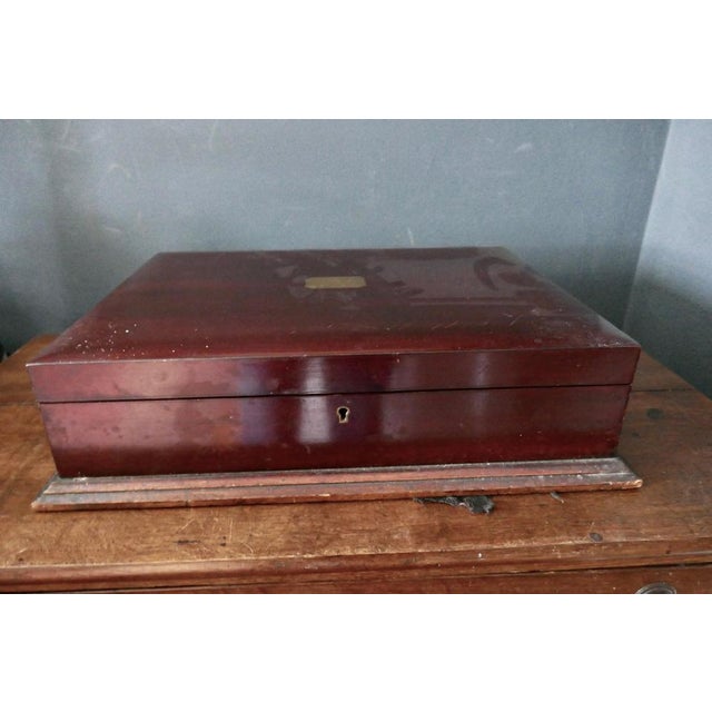 Edwardian Cutlery Canteen in Mahogany by James Deakin, 1900 For Sale - Image 9 of 13