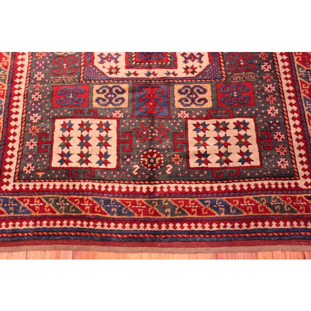 Late 19th Century Nazmiyal Collection Antique Caucasian Karachopf Kazak Rug For Sale - Image 5 of 11