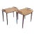 Mid Century Modern Wood & Formica Side Tables-A Pair For Sale