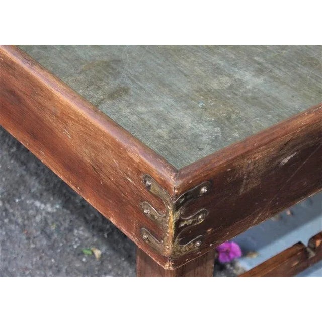 19th Century Dairy Sorting Table With Tin Liner For Sale In Los Angeles - Image 6 of 11
