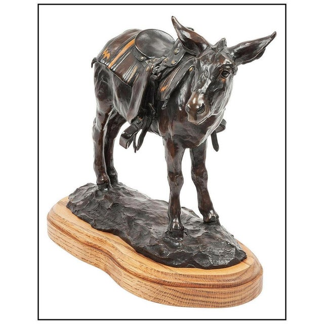 Veryl Goodnight Authentic Bronze Sculpture "Burrito", listed with the Submit Best Offer option. Additionally this piece,...
