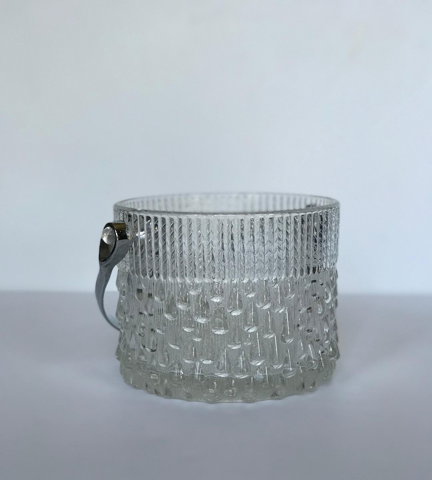 small crystal ice bucket