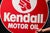 Red Vintage Kendall Motor Oil Tin Litho Advertising Sign For Sale - Image 8 of 11