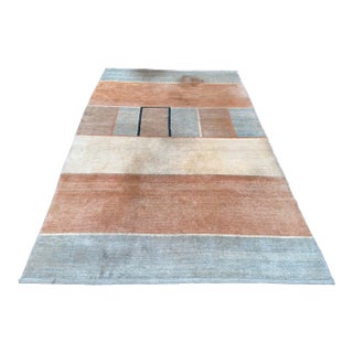 6ft 1in × 9ft 4in Post Modern Geometric Area Rug For Sale