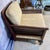 Vintage Cane Side Lounge Chair Upholstered For Sale - Image 17 of 18