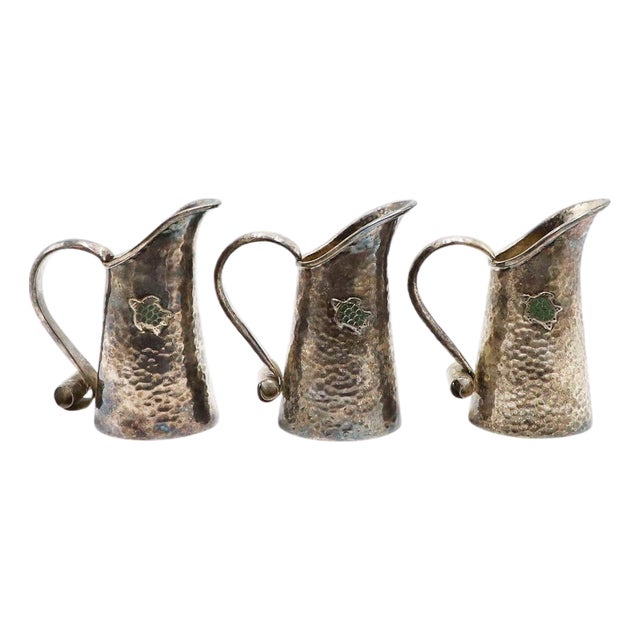 1970s Silver Plated Tea Pots - Set of 3 For Sale