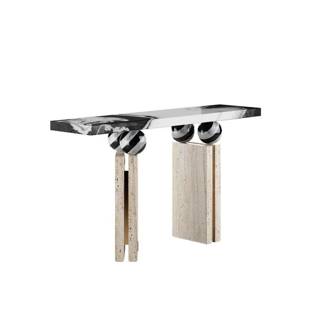 Black Quantic Console Table by HOMMÉS Studio For Sale - Image 8 of 8