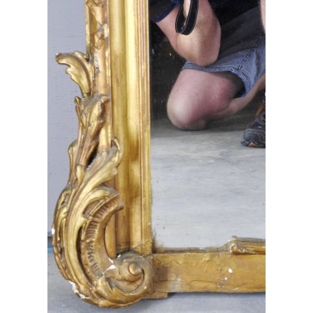 19th Century French Rococo Mirror For Sale In Nashville - Image 6 of 11
