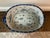 Enormous Vintage English Style Blue and White Ironstone Footbath Vintage blue and white ironstone English style footbath....